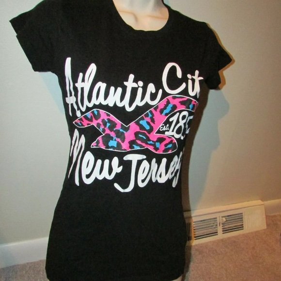 T-shirt Graphique Atlantic City - Homme - Taille S - Marron